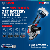 Bosch GWX 180-LI Bare tool
